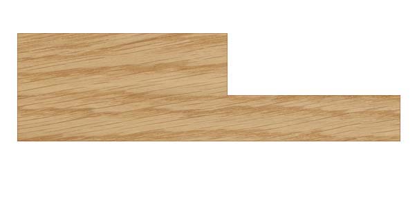 Marco galce en roble para puerta clásica