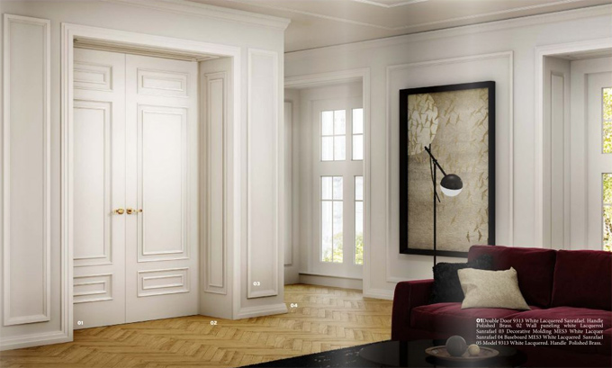 Exterior blindada clásica con moldura