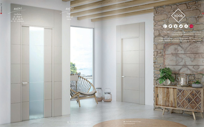 Exterior blindada lacado blanco San Rafael